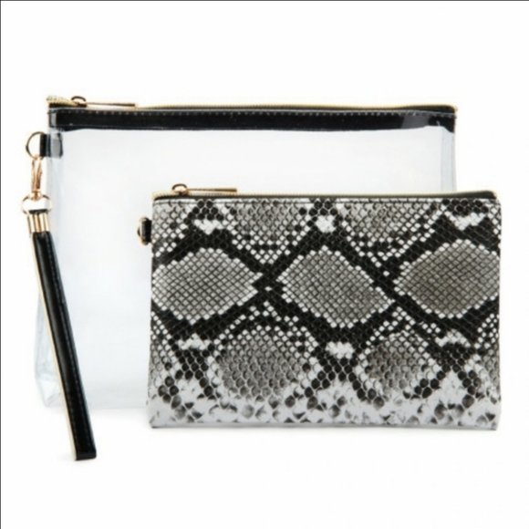 69075 Set: Cosmetic Bag and Wristlet - Picture 2 of 3